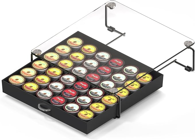 DecoBrothers Crystal Tempered Glass Holder Drawer - Image 6