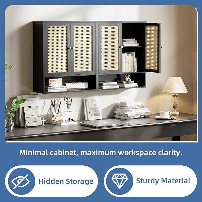 HITNET Wall Cabinet, Bamboo Medicine Cabinet - Image 7