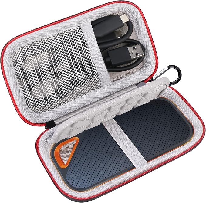 Lacdo Hard Carrying Case for SanDisk Extreme Pro/SanDisk Extreme Portable by Lacdo