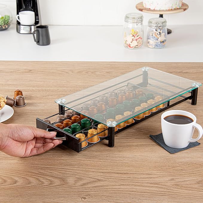 Restaurantware Restpresso 15.9 x 9.3 x 2.8 Inch Coffee Capsule Drawer 1 - Image 5