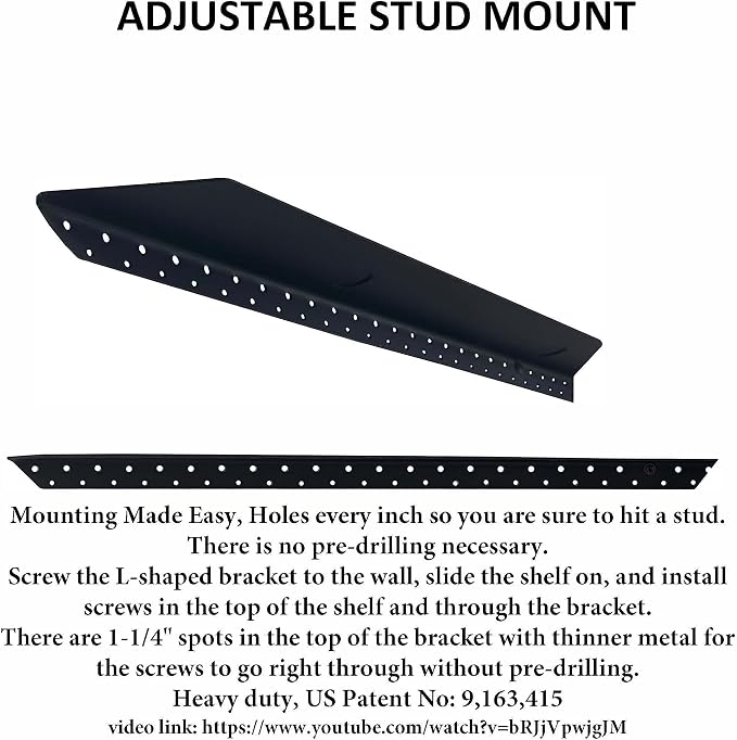 joelsantiques 30 Inch Wooden Floating Shelves - Image 7