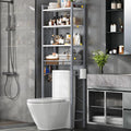 Over-The-Toilet Storage Rack, 4-Tier Bathroom Organizer Shelf Over Toilet by SalakitaHome