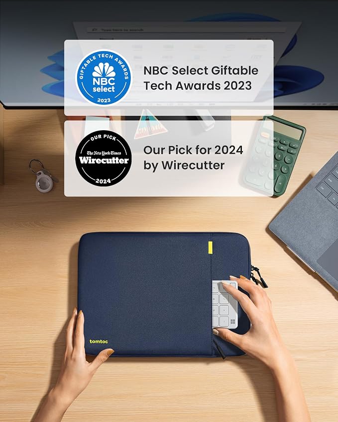tomtoc 360° Protective Laptop Sleeve - Image 2