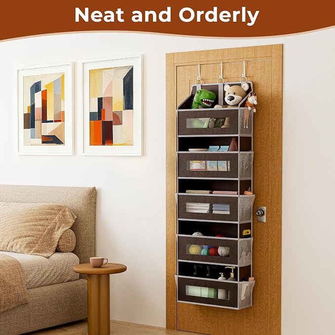 5-Tier Over The Door Storage Organizer - Image 5