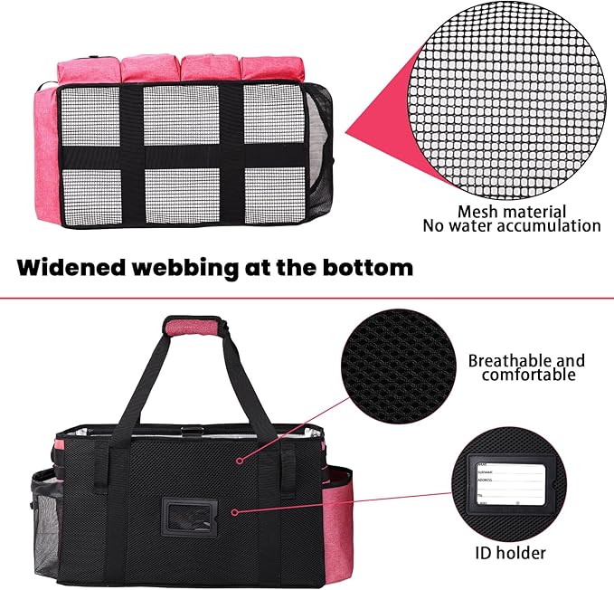 Extra large Cleaning Caddy Bag Built-in Sturdy Support Board, Cleaning Organizer - Image 6
