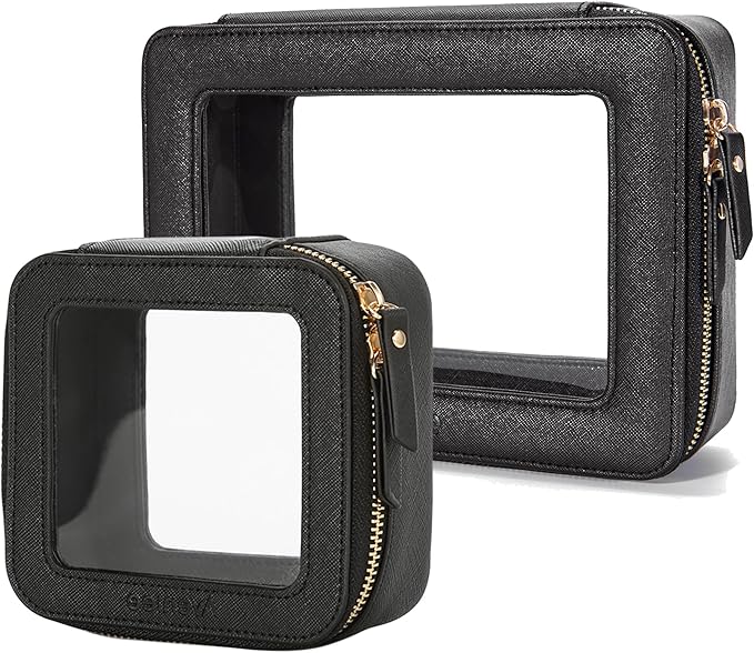 Aveniee Clear Makeup Bag Set by Aveniee
