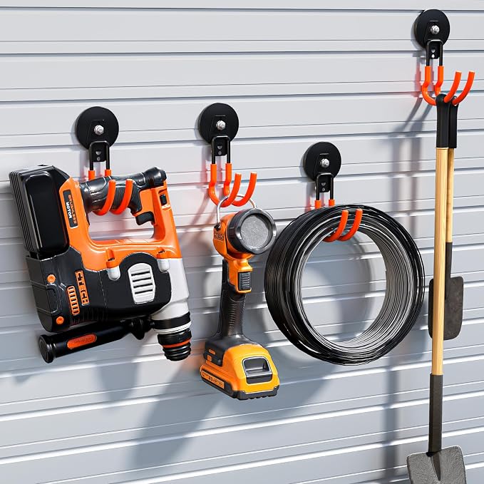 Heavy Duty Storage Magnetic Utility Hooks Large Garage Magnet Hooks - Image 2