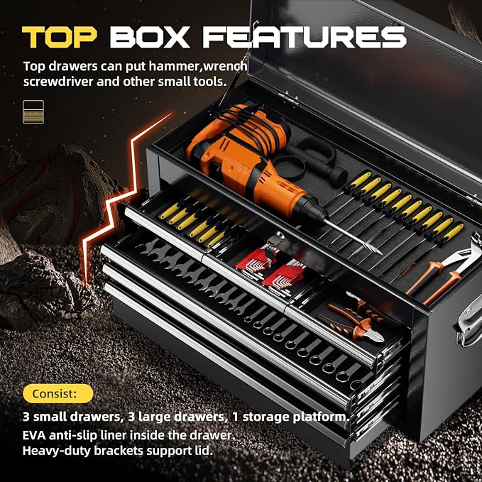 8-Drawer Rolling Tool Chest - Image 5
