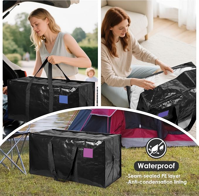 12 Pack Extra Large Heavy Duty Moving Bags - Image 8