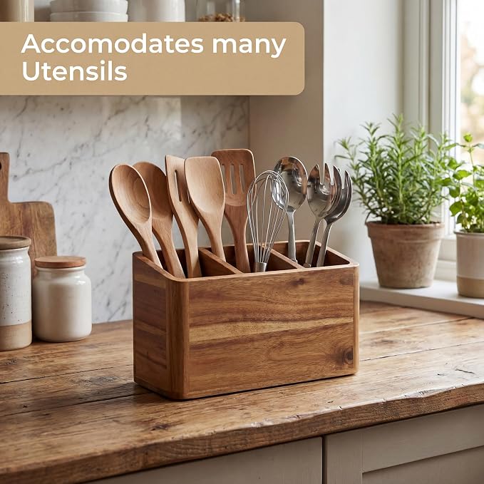 Dstuff Large Kitchen Utensil Holder Organizer - Image 6