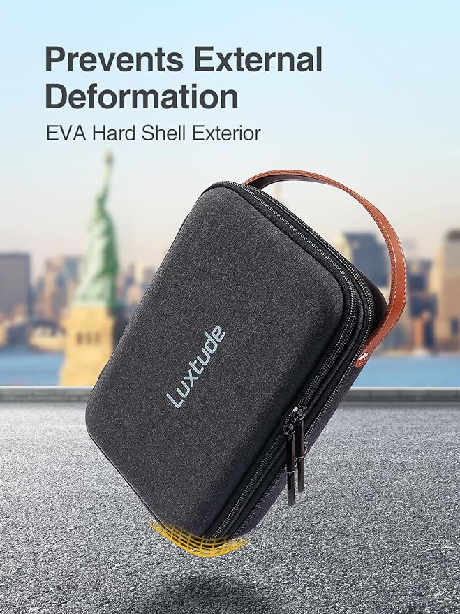 Luxtude Electronics Organizer Travel Case, Portable Tech Organizers Travel Case - Image 5