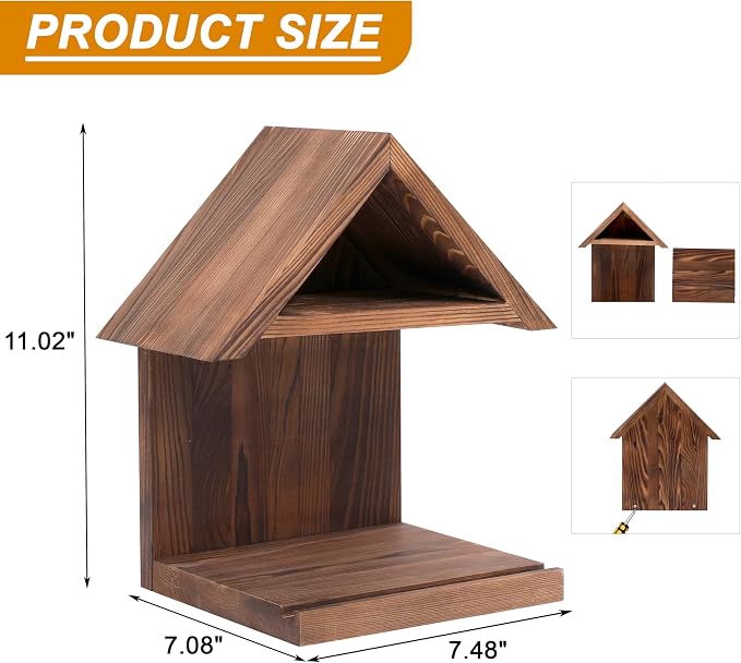 Floating Bedside Wood Bookshelf, Triangle Book Page Holder, Wooden Simple - Image 2