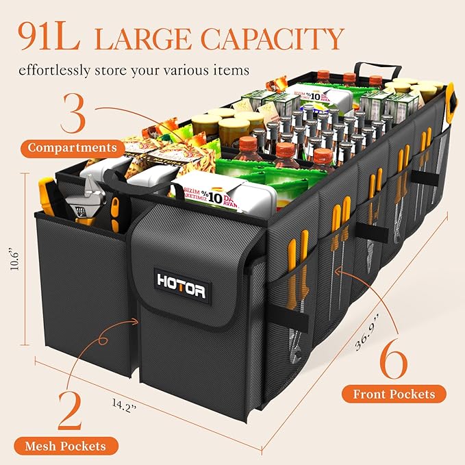 HOTOR Foldable Trunk Organizer - Image 2