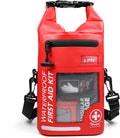 250 PCS Water‐Resistant First Aid Kit, Roll Top Reflective Emergency