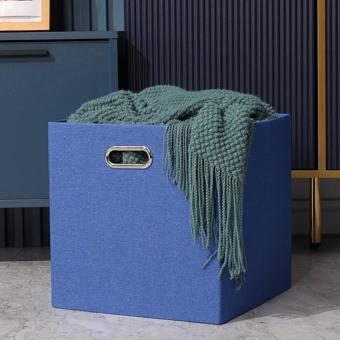 Cube Storage Bins 11×11 Linen Foldable Box - Image 5