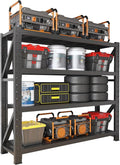 4000LBS Garage Shelving Heavy Duty, 48” W Storage Shelves, 4-Tier Adjustable by SXJJAR