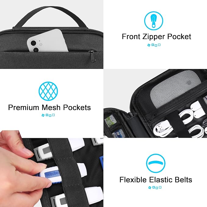 Lacdo USB Flash Drive Case Thumb Drive Holder Case Organizer Portable - Image 4