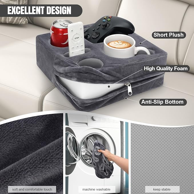 STBoo Couch Cup Holder Pillow - Image 3