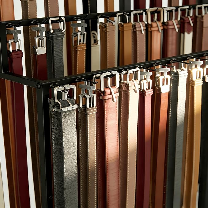 Belt Rack, 3-Tier Belt Organizer - Image 7