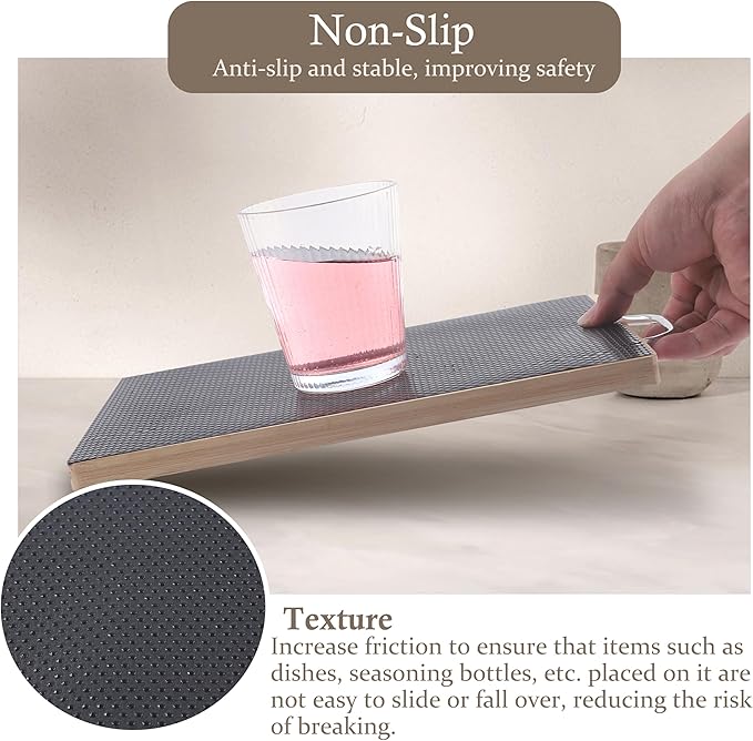 Cabinet Shelf Liner 24 Inch Wide X 20 Ft Non-Slip Kitchen Drawer Liners - Image 3