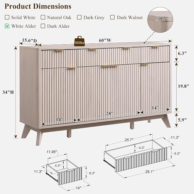 OKD Fluted Storage Cabinet - Image 2