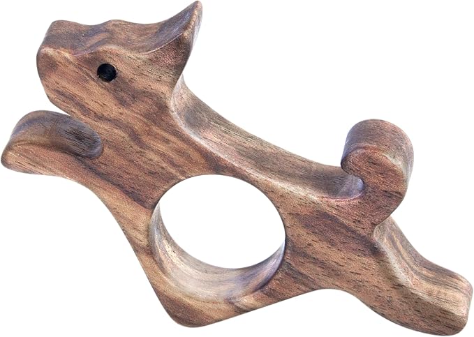 Walnut Dog Book Page Holder by Wacantic