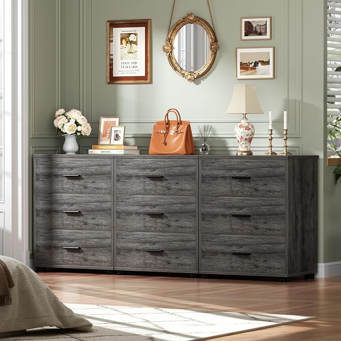 Aheaplus Closet Drawers Set of 2, Wood Closet Organizers and Storage - Image 7