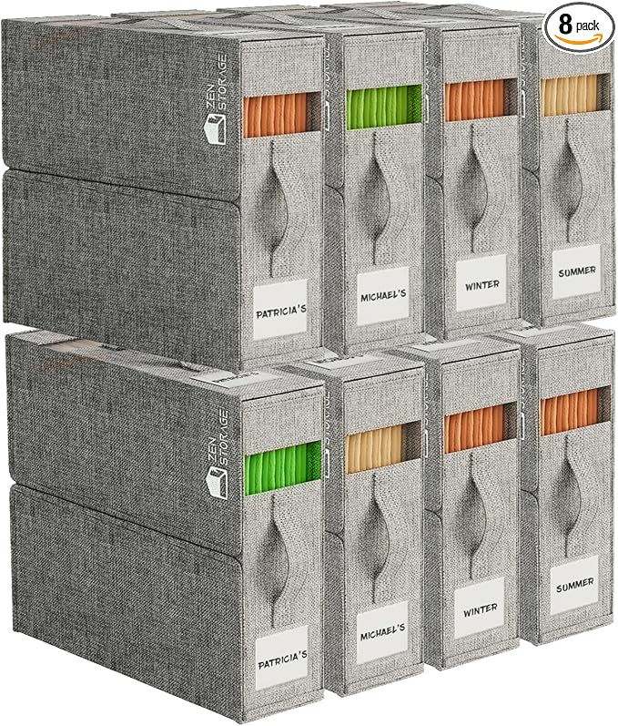 8Pack Sheet Organizers and Storage by ZenStorage