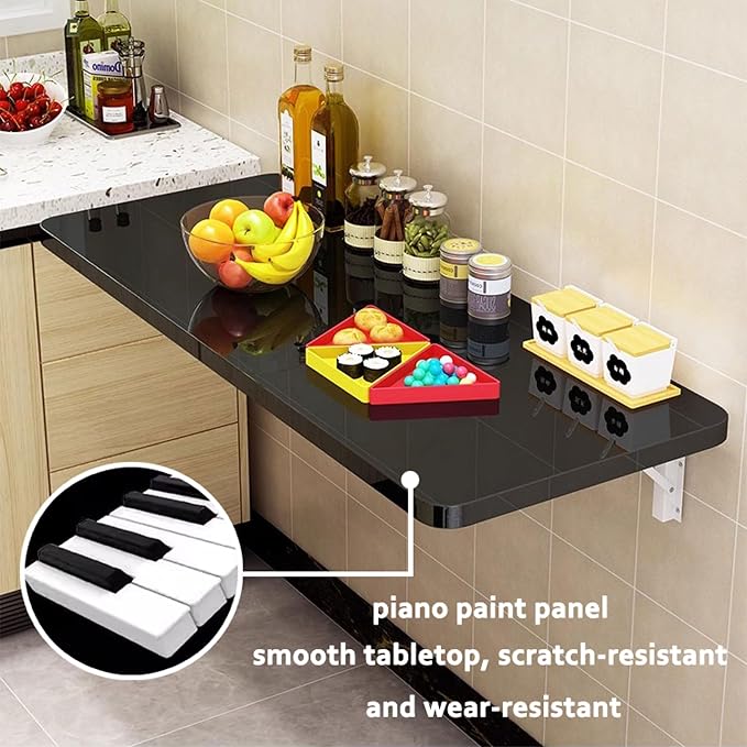 Laundry Folding Table, Wall Mounted Desk, Floating Desk - Image 4