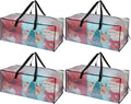VENO 4 Pack Moving Bags Extra Large Storage Bags by Veno