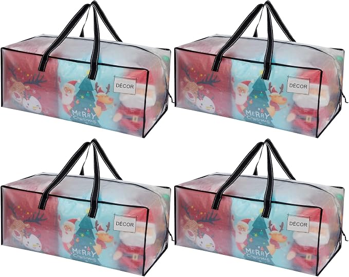 VENO 4 Pack Moving Bags Extra Large Storage Bags by Veno