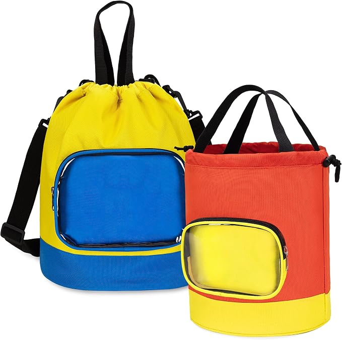 2 Pack Drawstring Toy Storage Bag Compatible by Rexmica