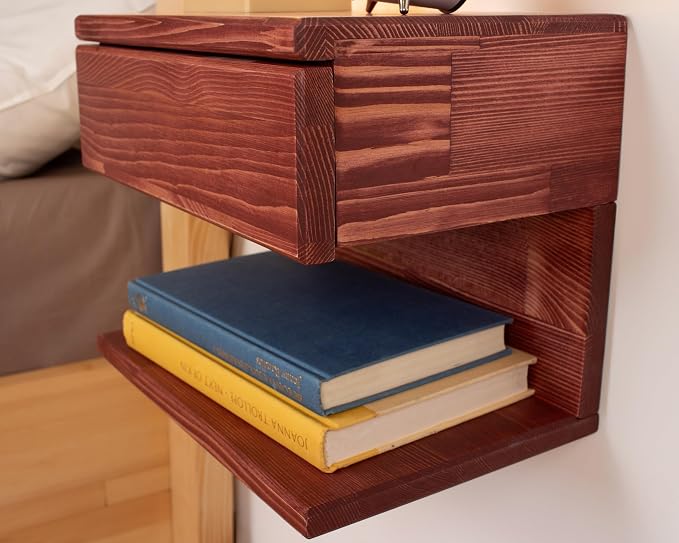 Floating Nightstand Side Accent or End Table - Image 2