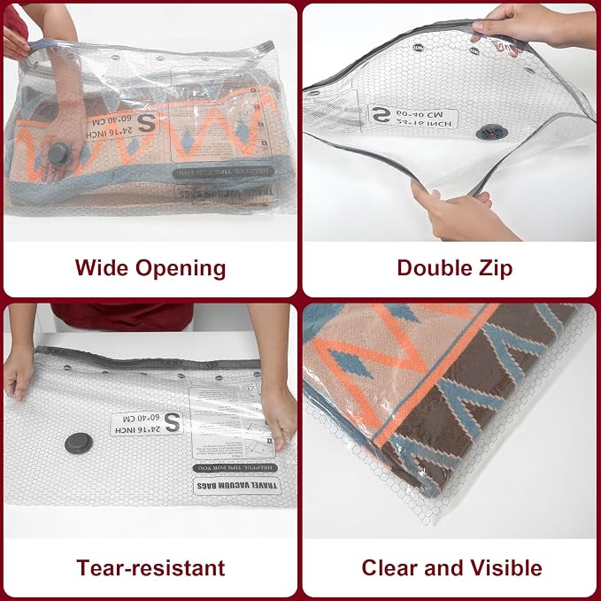 Rechargeable Wireless Pump Travel Storage Bags Set - Image 6