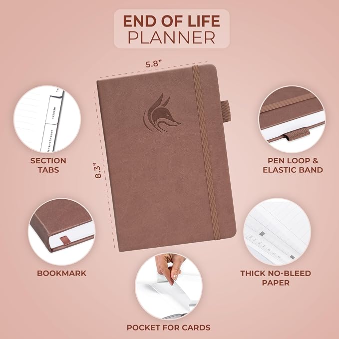 Clever Fox End of Life Planner – Final Arrangements Organizer - Image 2