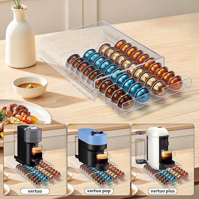 Clear Acrylic Coffee Pod Drawer - Image 5