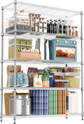 5 Tiers Shelf 1750 lbs Steel Storage Shelving Utility Shelving Unit Steel by MEIGAOPLASTICANDMETALHKCOLIMITED