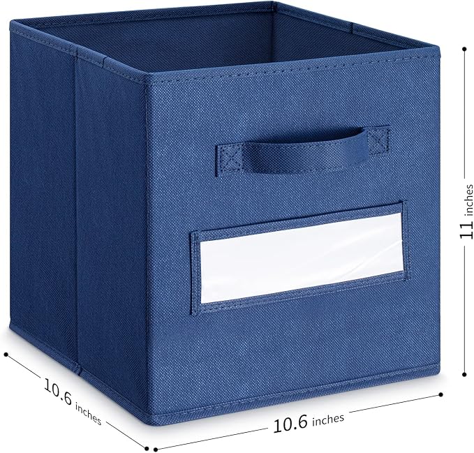 artsdi 11 Inch Storage Cube, Storage bin Foldable Fabric Cube Storage Bins - Image 3