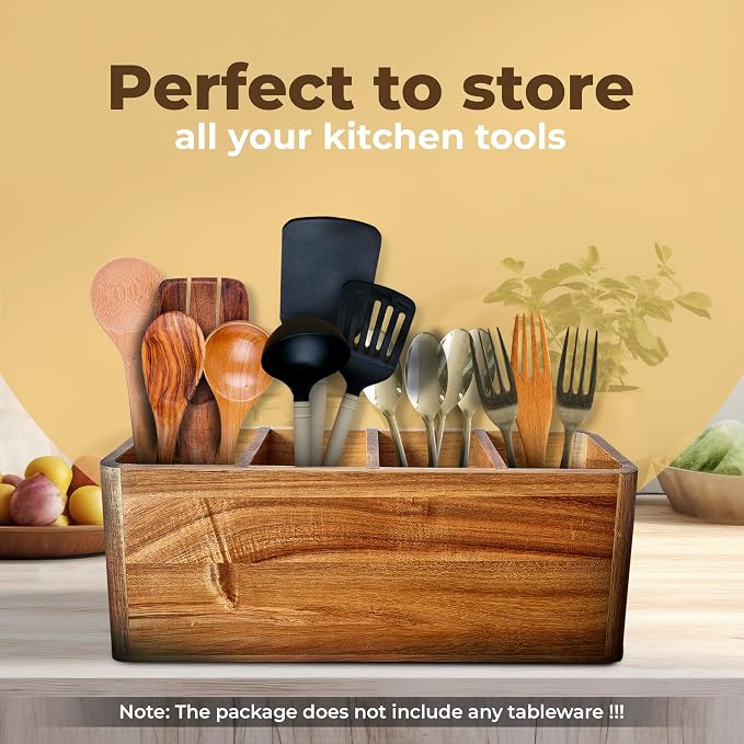 Dstuff Large Kitchen Utensil Holder Organizer - Image 6