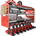 Metal Power Tool Organizer Rack Wall Mount, Garage Tool Drill Storage Shelves by VeyFolzinst