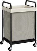 ELYKEN Laundry Basket with Wheels, 80L Rolling Laundry Hamper with Removable by ELYKEN