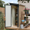 4 * 2 FT Metal Garden Storage Sheds for Patio Backyard Tools House