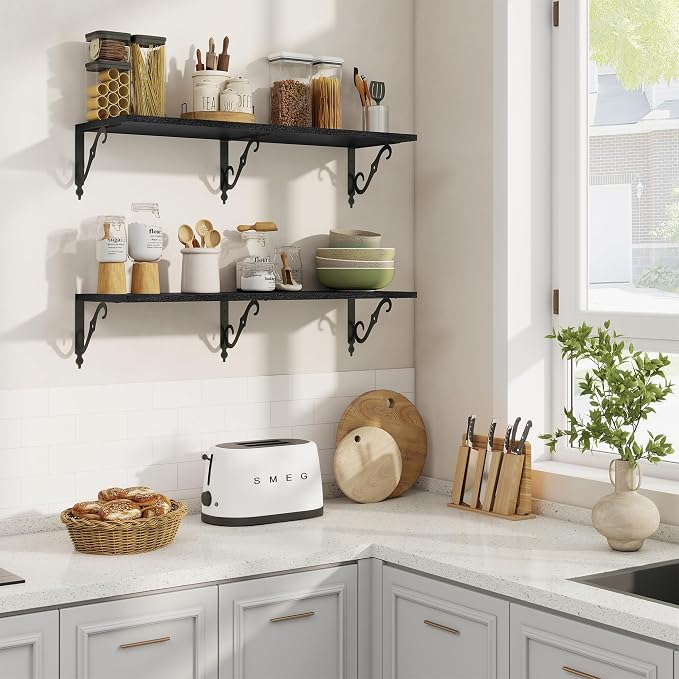 RICHFOCUS 12 Inch Deep Floating Shelves - Image 2