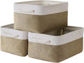 Storage Basket for Organizing - 14x10x7 inch Medium 3 Pack Collapsible
