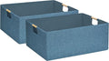 Foldable Storage Box with Handles | 16.9 Inch Collapsible Organizer by Unknown