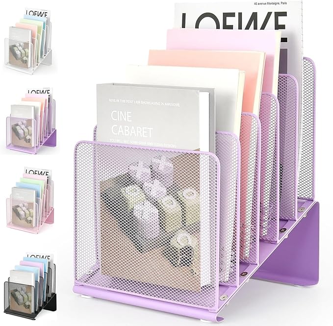 File Organizer for Desk, Desk Organizer by RefinedOfficeEasyManagemen