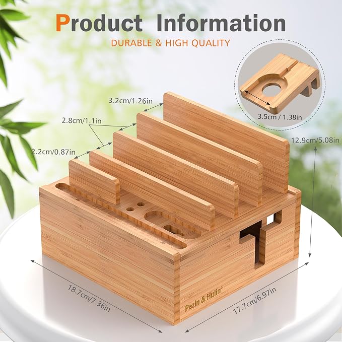 Pezin & Hulin Bamboo Charging Station - Image 8