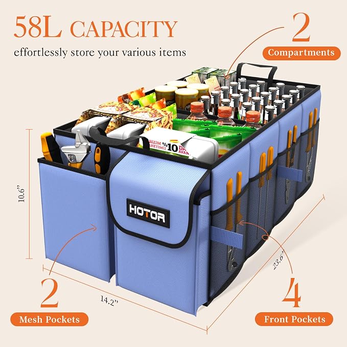 HOTOR Trunk Organizer for Car - Image 2