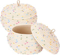 Sea Team Round Cotton Rope Storage Basket by SeaTeam