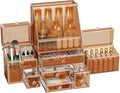 Extra Large Makeup Organizer, Glass Cosmetic Storage by Youdepot